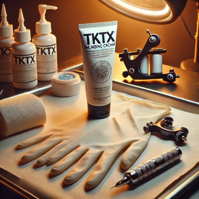 how to use tktx before a tatoo