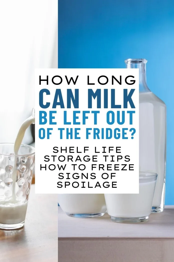 How long can milk sit out?