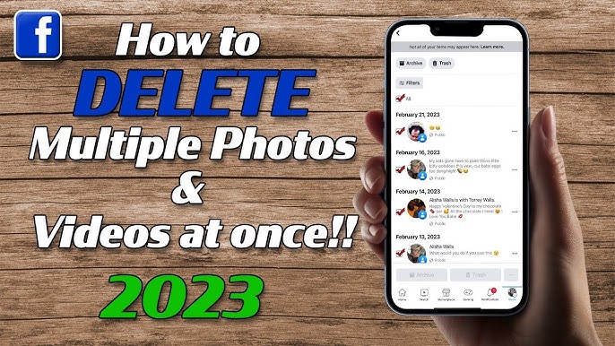 How to delete Facebook video