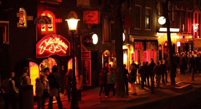 Pub crawl in Amsterdam